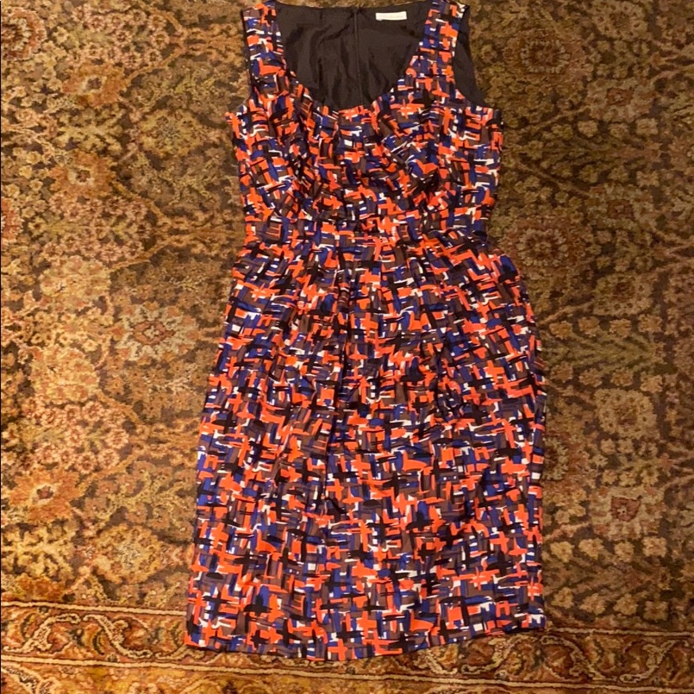 NWOT Shoshanna Multi Color Silk dress- Fits Size 0